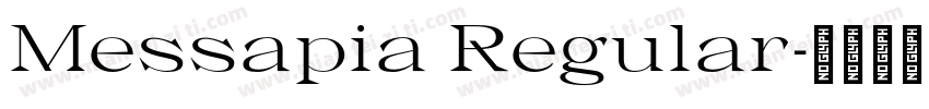 Messapia Regular字体转换